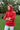 red golf hoodie