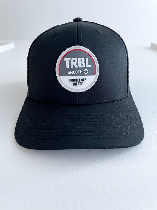 Smooth TRBL Golf Hat front view – Richardson 112 snapback cap.